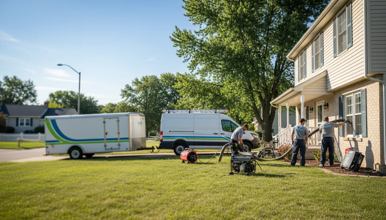 Flooded Basement Restoration And Cleanup With Repair in Saint Anthony, IN near me